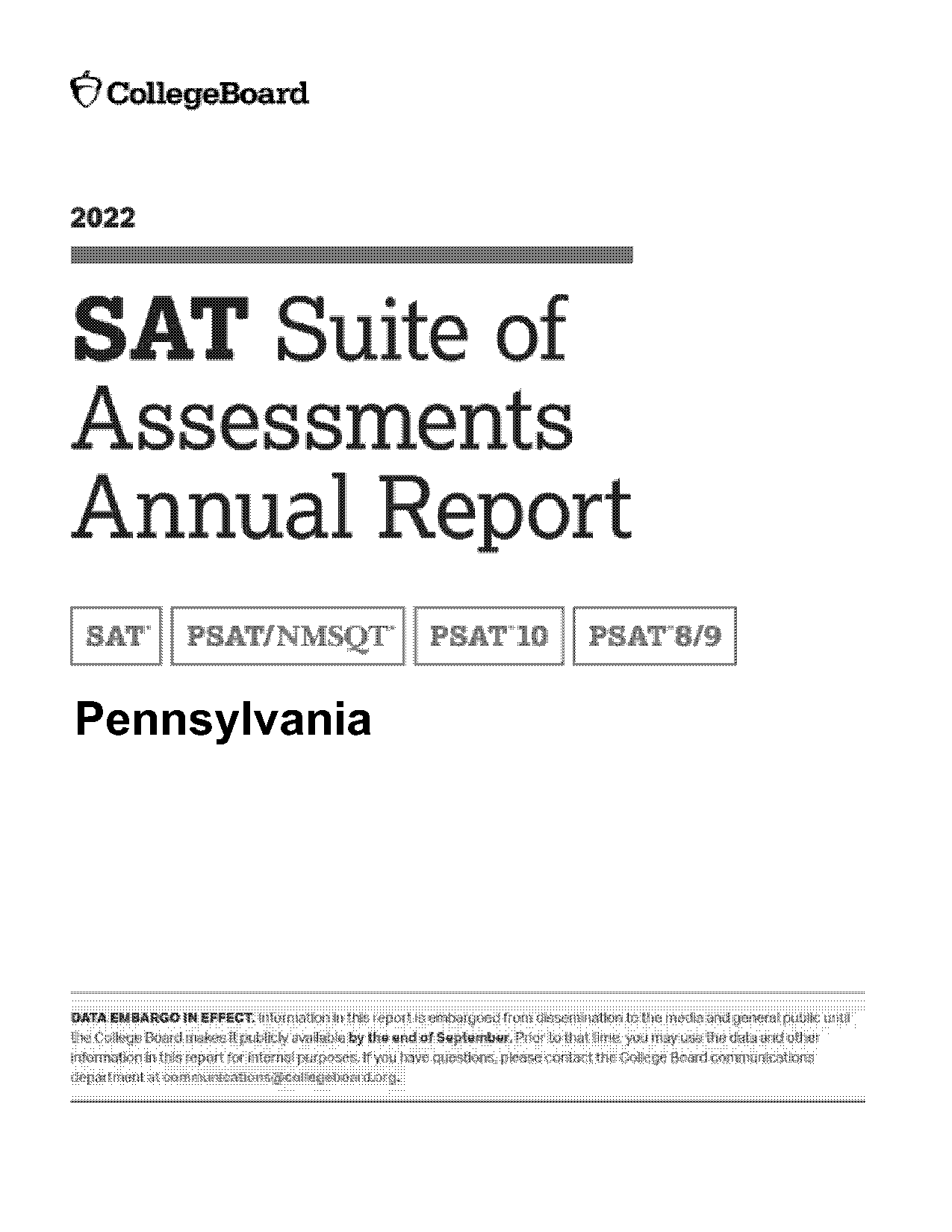 pennsylvania state university act scores